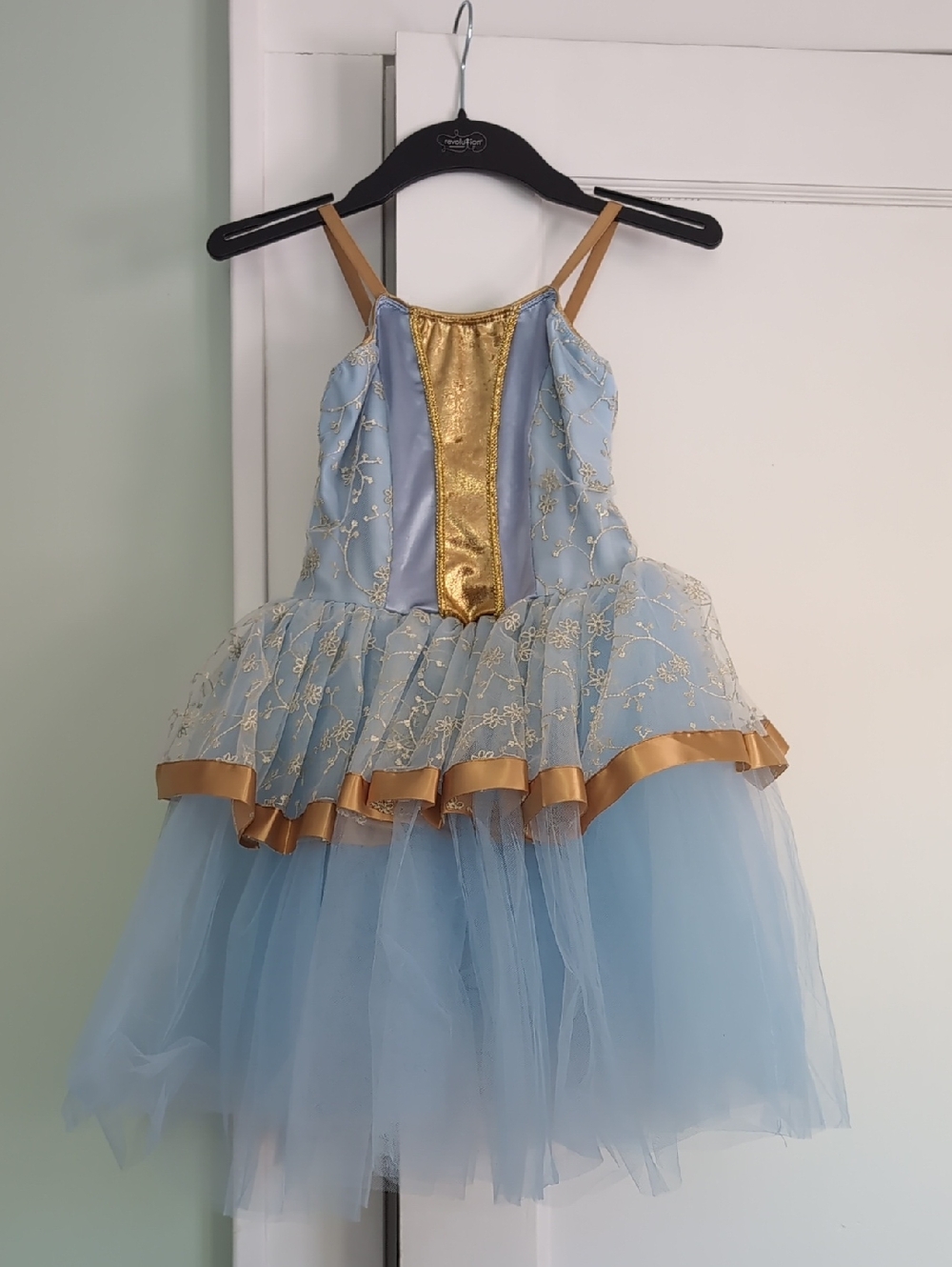 Revolution Dancewear Hands of Time ballet costume, Size MC, 6/7